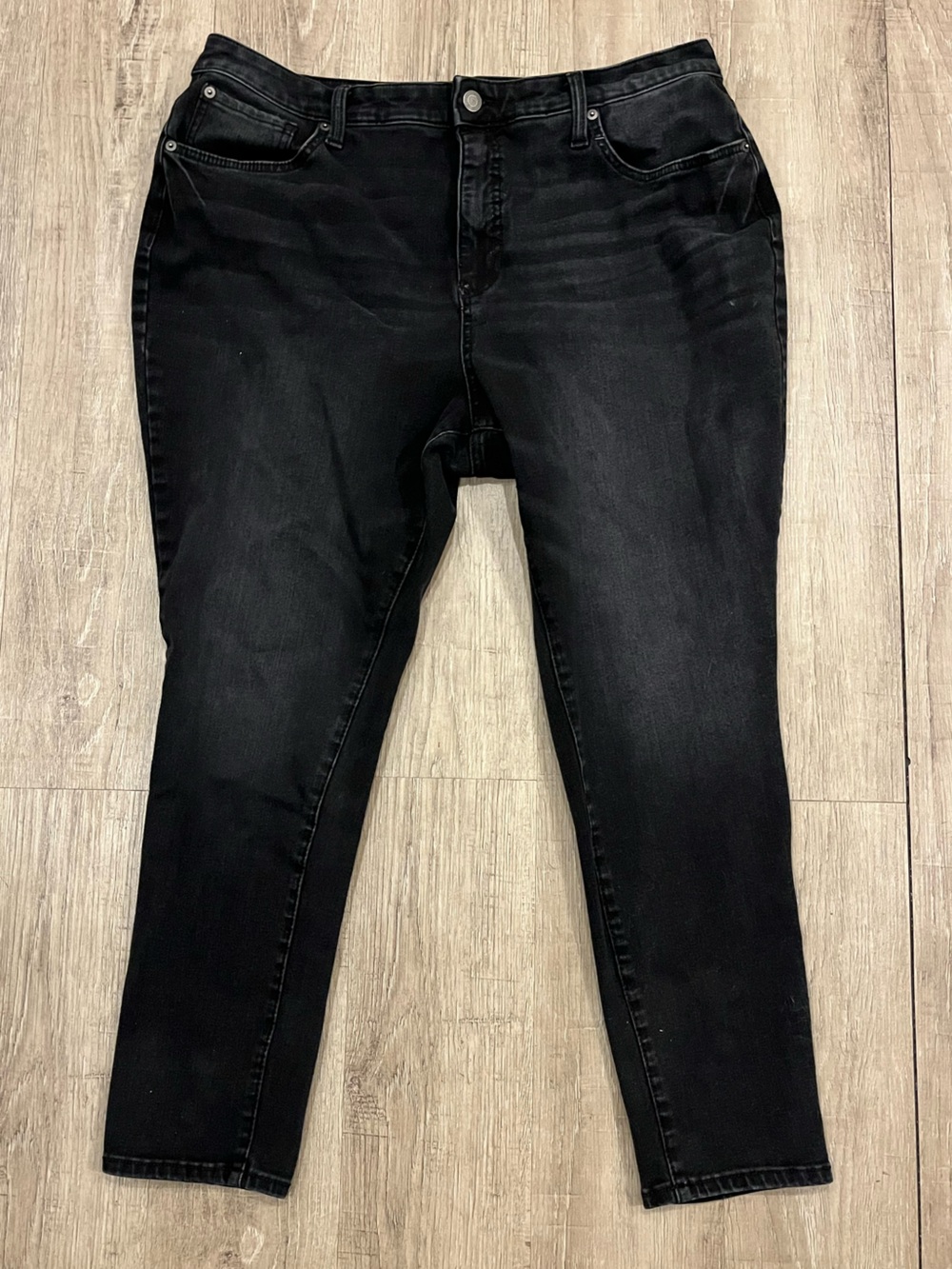 Time and Tru Women's Stretch Skinny Jeans 18 Petite High Rise Curvy